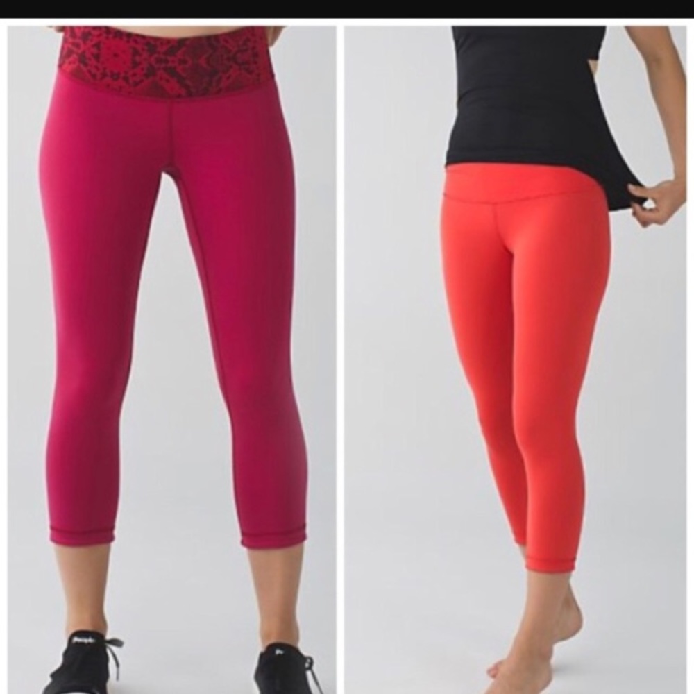 Lululemon wunder under crop